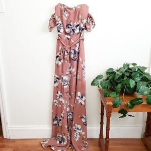 Windsor Floral Off Shoulder Maxi